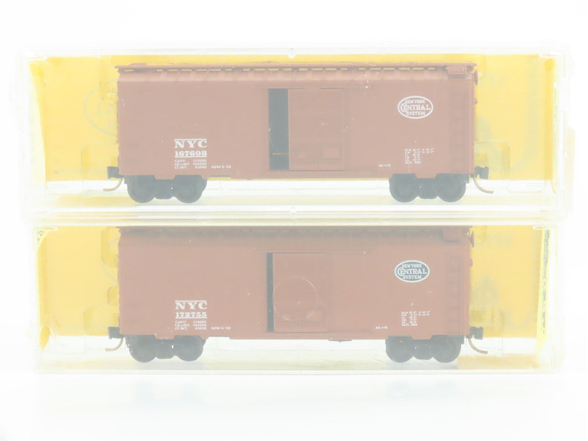 N MTL AkSarBen Special Run 9212A/B NYC New York Central Box Car 2-Pack Sealed