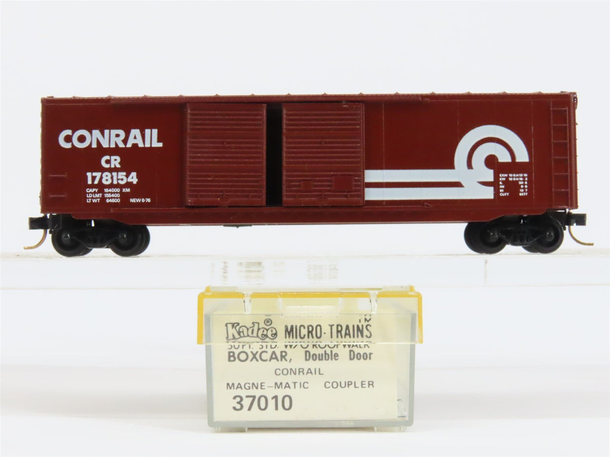 N Scale Micro-Trains MTL/Kadee 37010 CR Conrail 50&#39; Standard Boxcar #178154