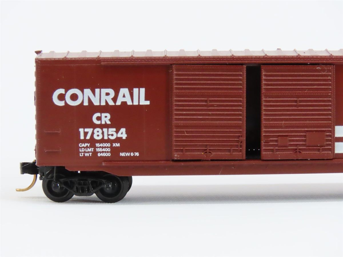 N Scale Micro-Trains MTL/Kadee 37010 CR Conrail 50&#39; Standard Boxcar #178154