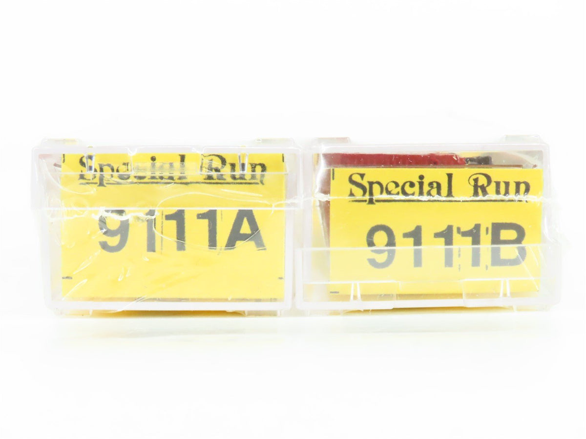 N Scale MTL AkSarBen Special Run 9111A/B Quaker Oats Line Box Car 2-Pack Sealed