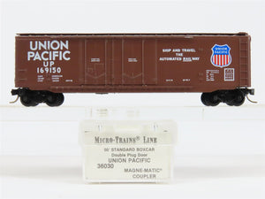 N Micro-Trains MTL/Kadee 36030 UP Union Pacific 50' Standard Boxcar #169150