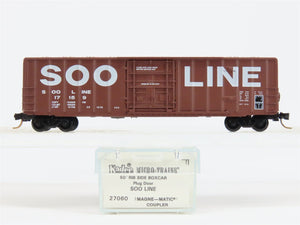 N Scale Micro-Trains MTL/Kadee 27060 SOO Line 50' Rib Side Boxcar #17159