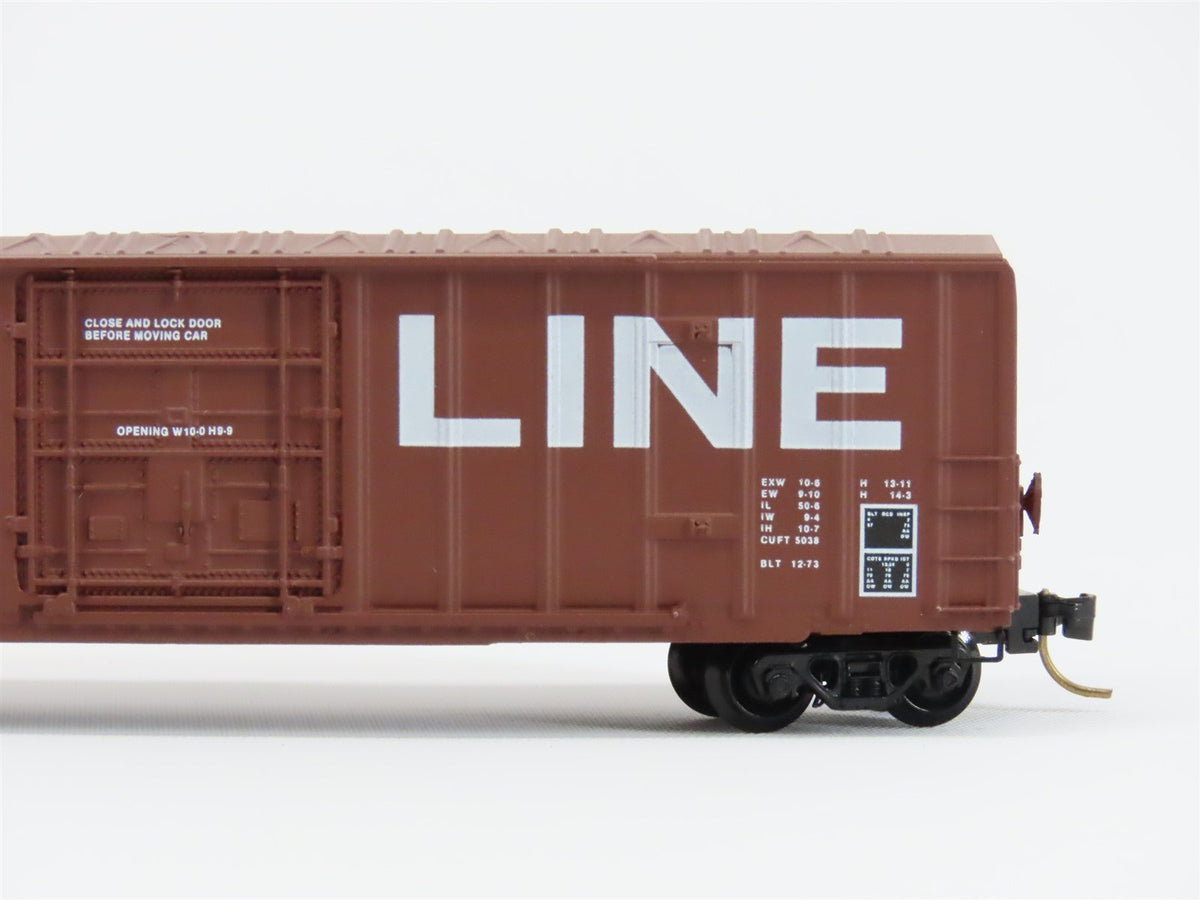 N Scale Micro-Trains MTL/Kadee 27060 SOO Line 50&#39; Rib Side Boxcar #17159