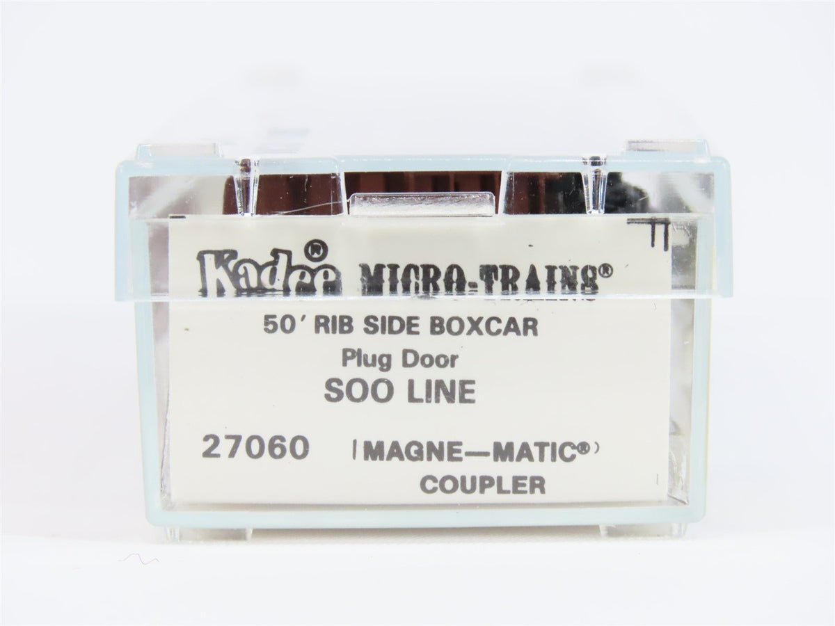 N Scale Micro-Trains MTL/Kadee 27060 SOO Line 50&#39; Rib Side Boxcar #17159