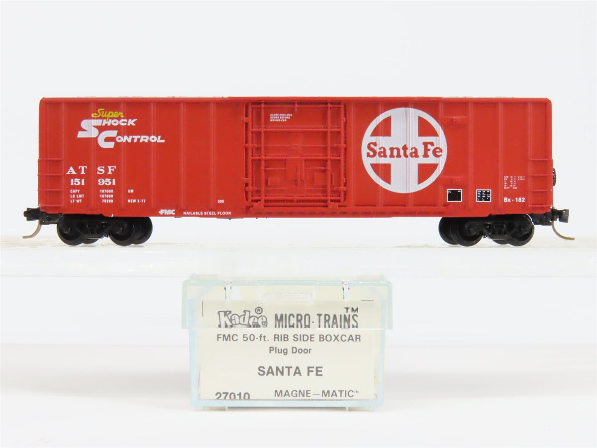 N Scale Micro-Trains MTL/Kadee 27010 ATSF Santa Fe 50&#39; Standard Boxcar #151951