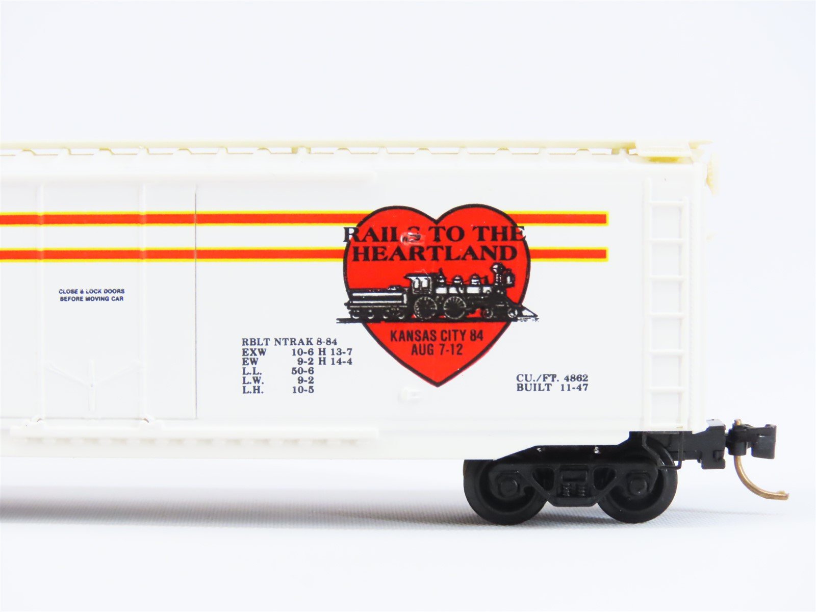 N Scale Micro-Trains MTL/Kadee NMRA Rails to the Heartland 50' Boxcar #1984