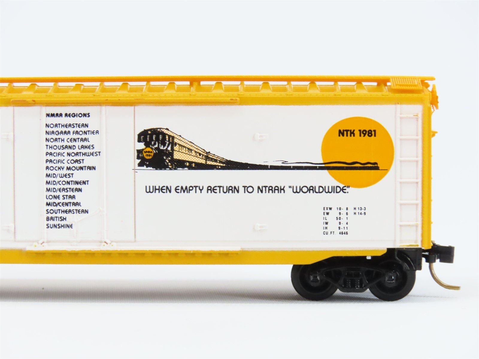 N Scale Micro-Trains MTL/Kadee NMRA Western Fun in '81 50' Boxcar #1981