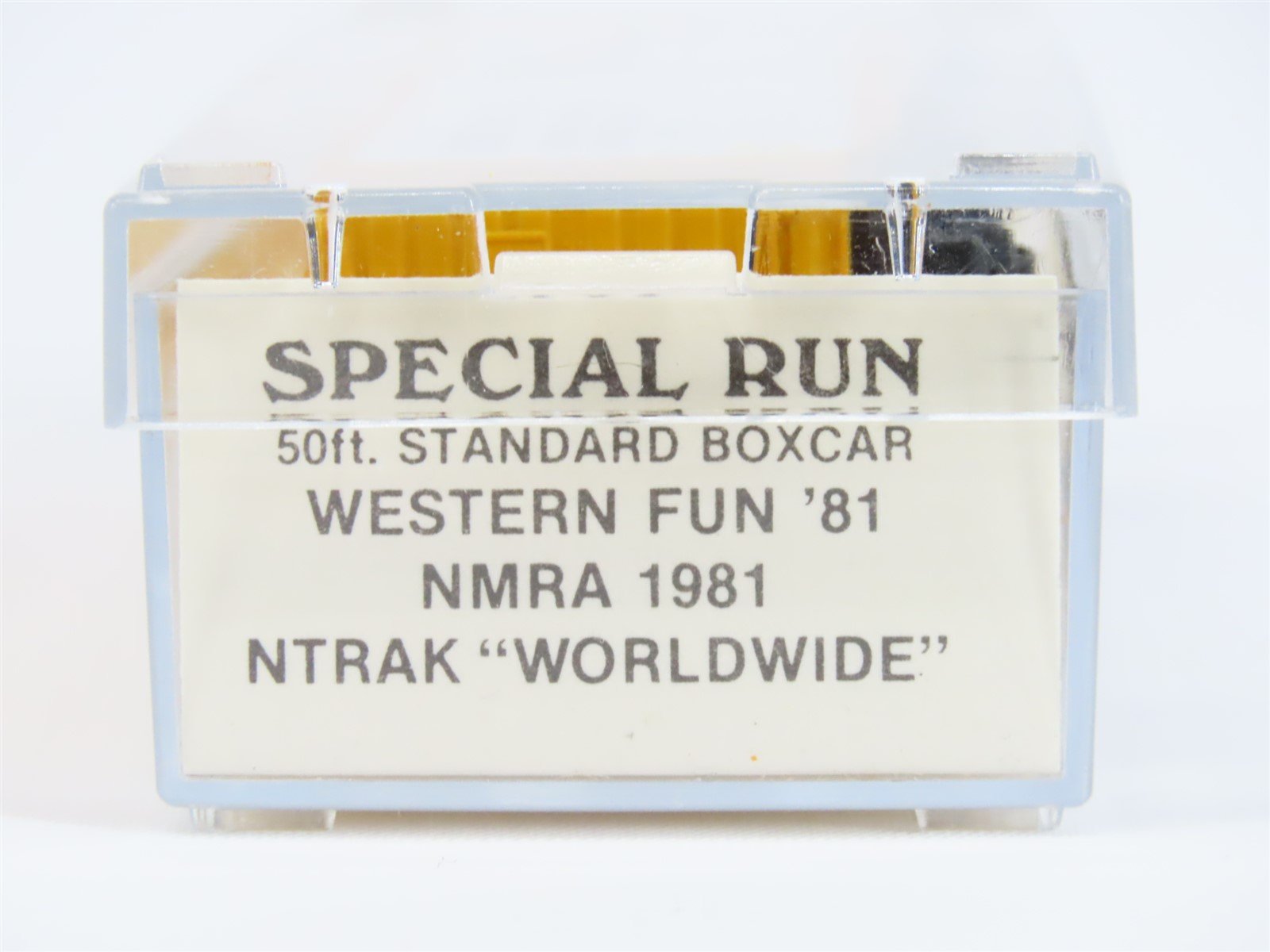 N Scale Micro-Trains MTL/Kadee NMRA Western Fun in '81 50' Boxcar #1981