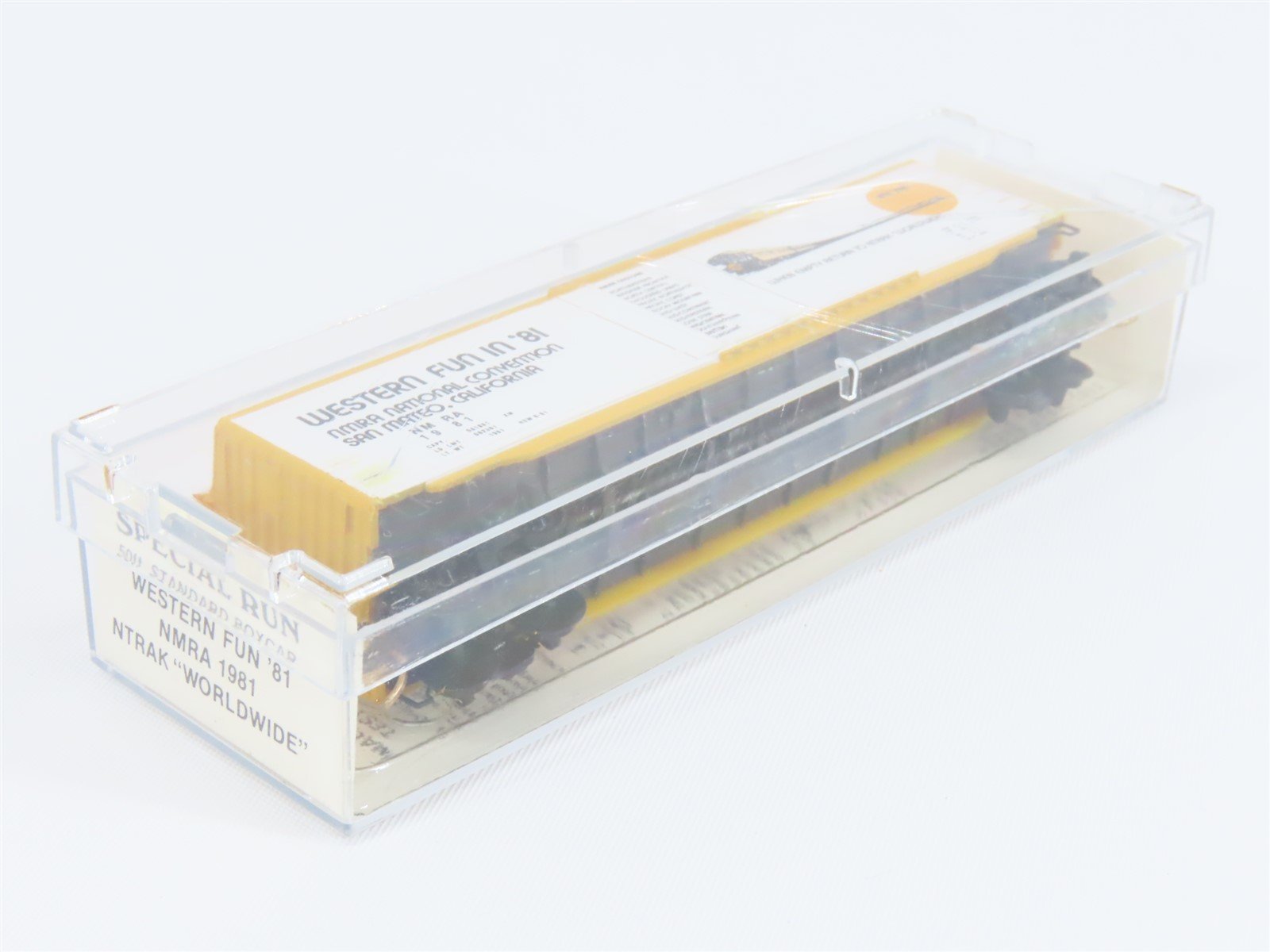 N Scale Micro-Trains MTL/Kadee NMRA Western Fun in '81 50' Boxcar #1981