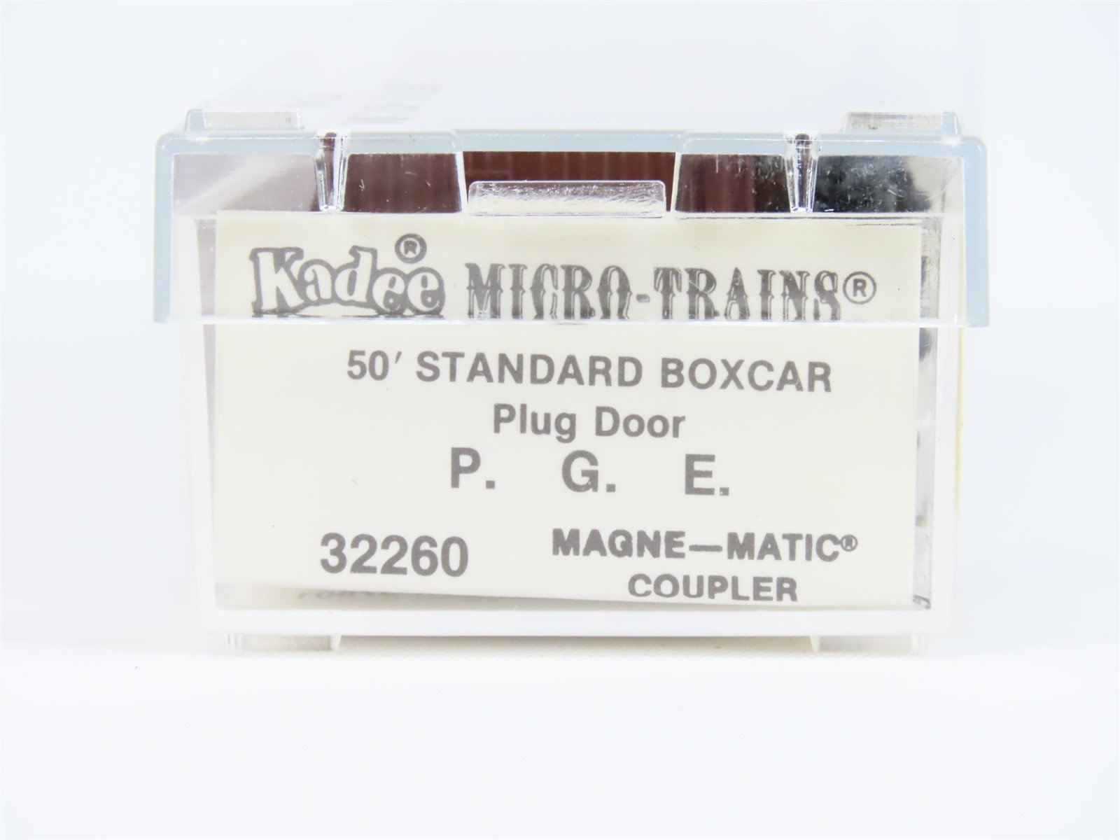 N Scale Micro-Trains MTL/Kadee 32260 PGE Railway 50' Standard Boxcar #4582