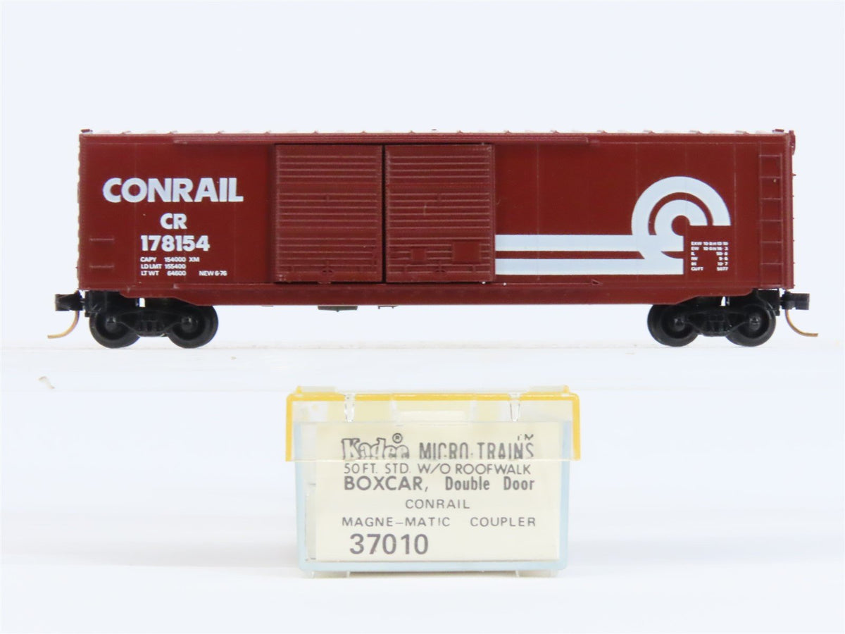 N Scale Micro-Trains MTL/Kadee 37010 CR Conrail 50&#39; Standard Boxcar #178154