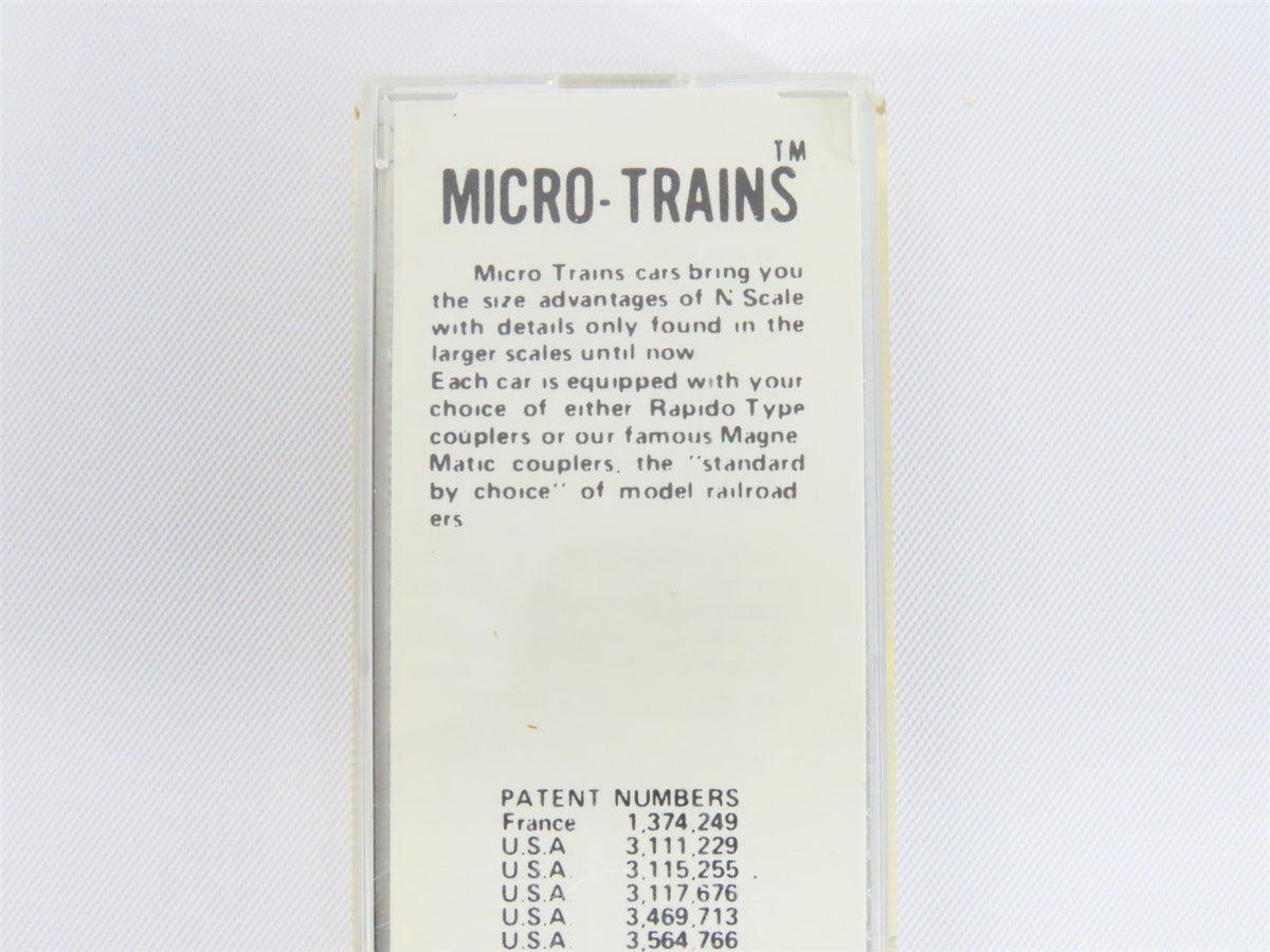 N Scale Micro-Trains MTL/Kadee 37010 CR Conrail 50&#39; Standard Boxcar #178154