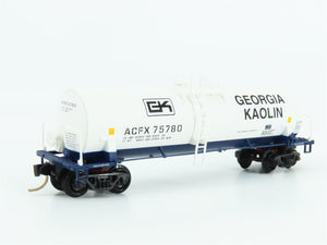 N Scale Atlas 34811 ACFX GK Georgia Kaolin Tank Car #75780