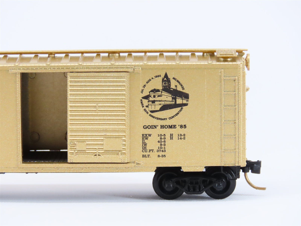 N Scale Micro-Trains MTL/Kadee NMRA 50 Years of Model Railroading 40&#39; Boxcar #50