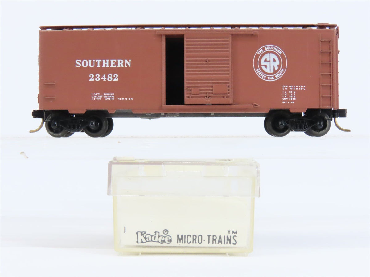 N Scale Micro-Trains MTL/Kadee Southern Serves The South 40&#39; Boxcar #23482