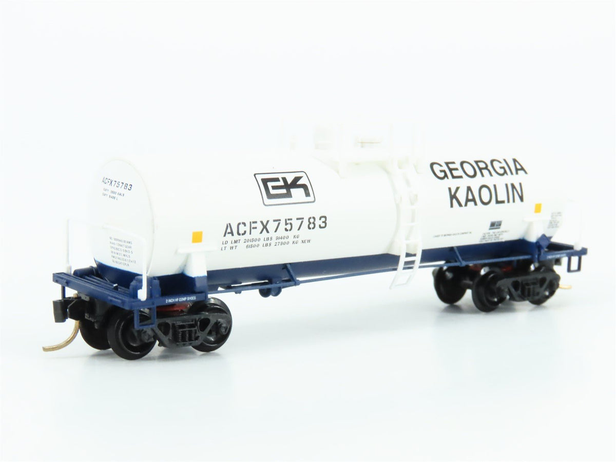 N Scale Atlas 34812 ACFX GK Georgia Kaolin Tank Car #75783