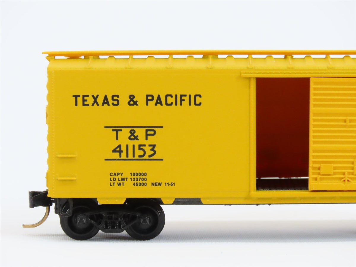 N Scale Micro-Trains MTL/Kadee 20590 T&amp;P Texas &amp; Pacific 40&#39; Boxcar #41153