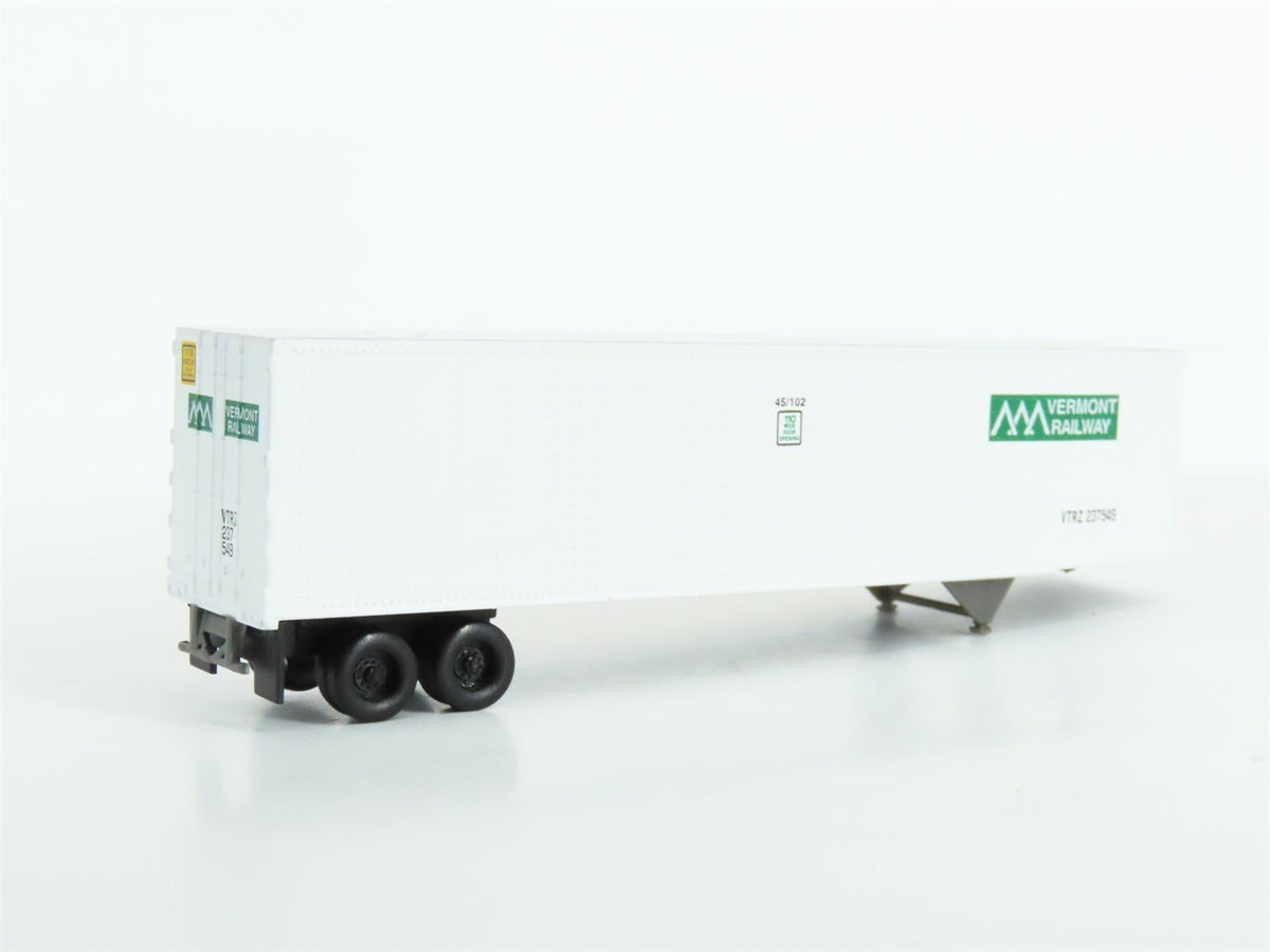 N Scale Atlas 2966 VTRZ Vermont Railway 45&#39; Trailer #237549