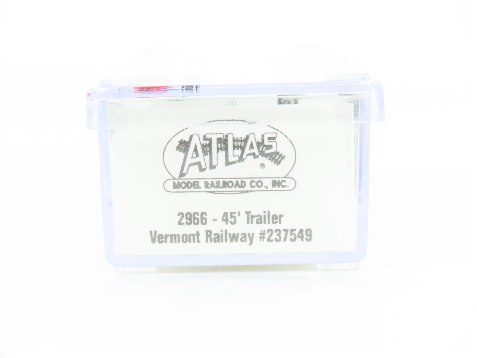 N Scale Atlas 2966 VTRZ Vermont Railway 45' Trailer #237549