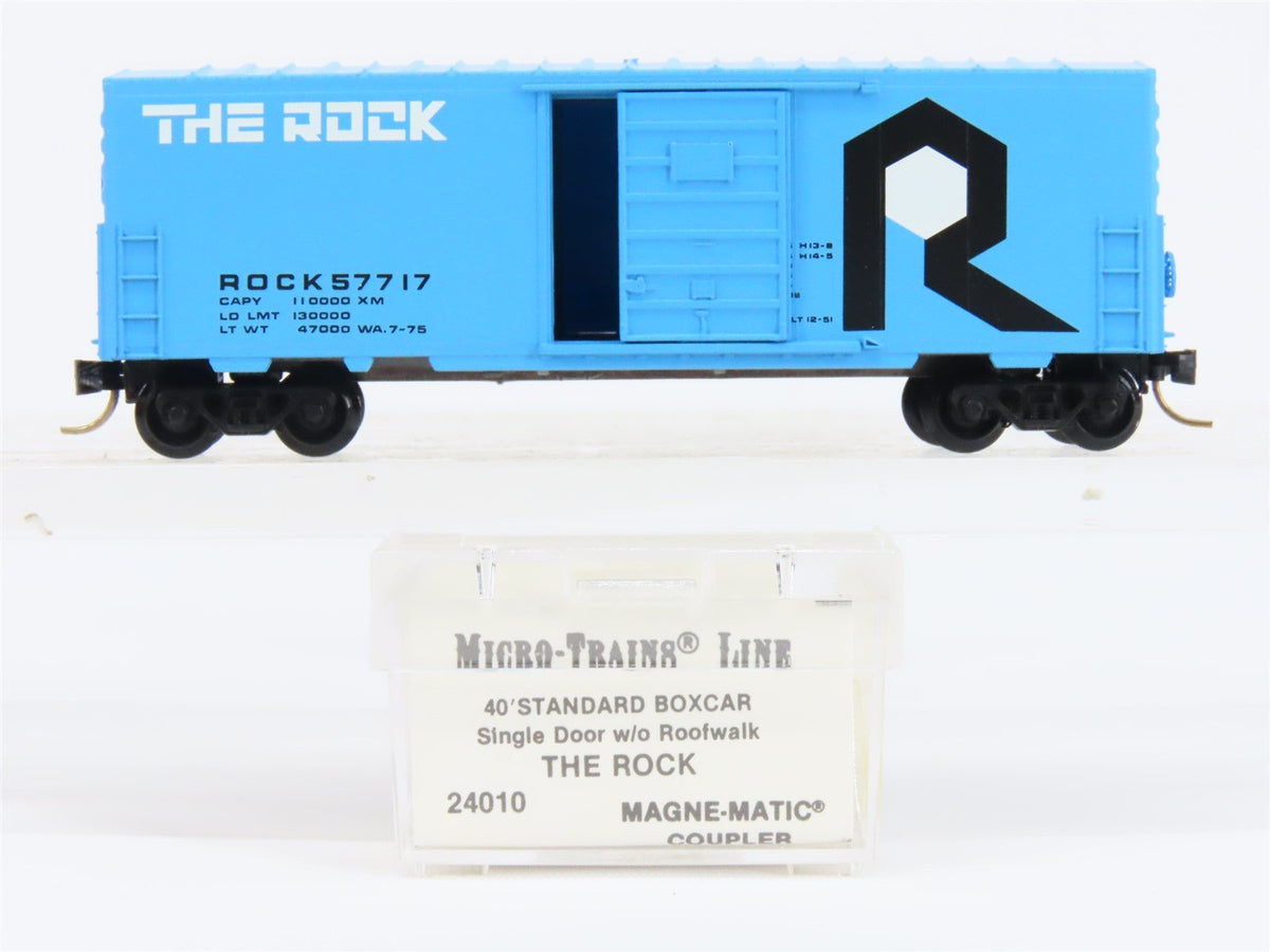 N Scale Micro-Trains MTL 24010 ROCK Rock Island 40&#39; Boxcar #57717