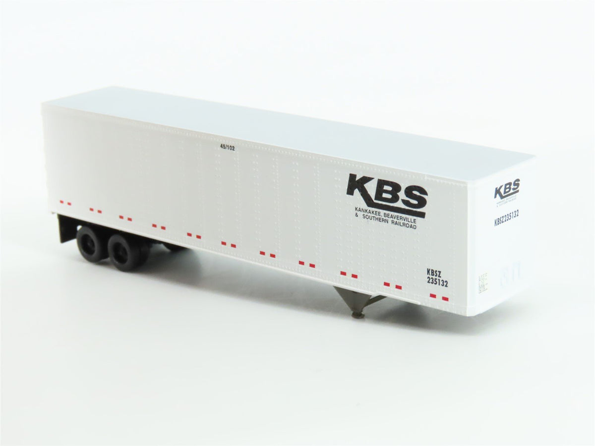 N Scale Atlas 2963 KBSZ Kankakee Beaverville &amp; Southern 45&#39; Trailer #235132