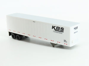 N Scale Atlas 2963 KBSZ Kankakee Beaverville & Southern 45' Trailer #235132