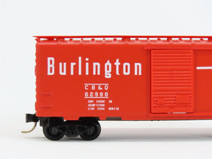 N Scale Micro-Trains MTL 20170 CBQ Burlington Route 40' Standard Boxcar #62988