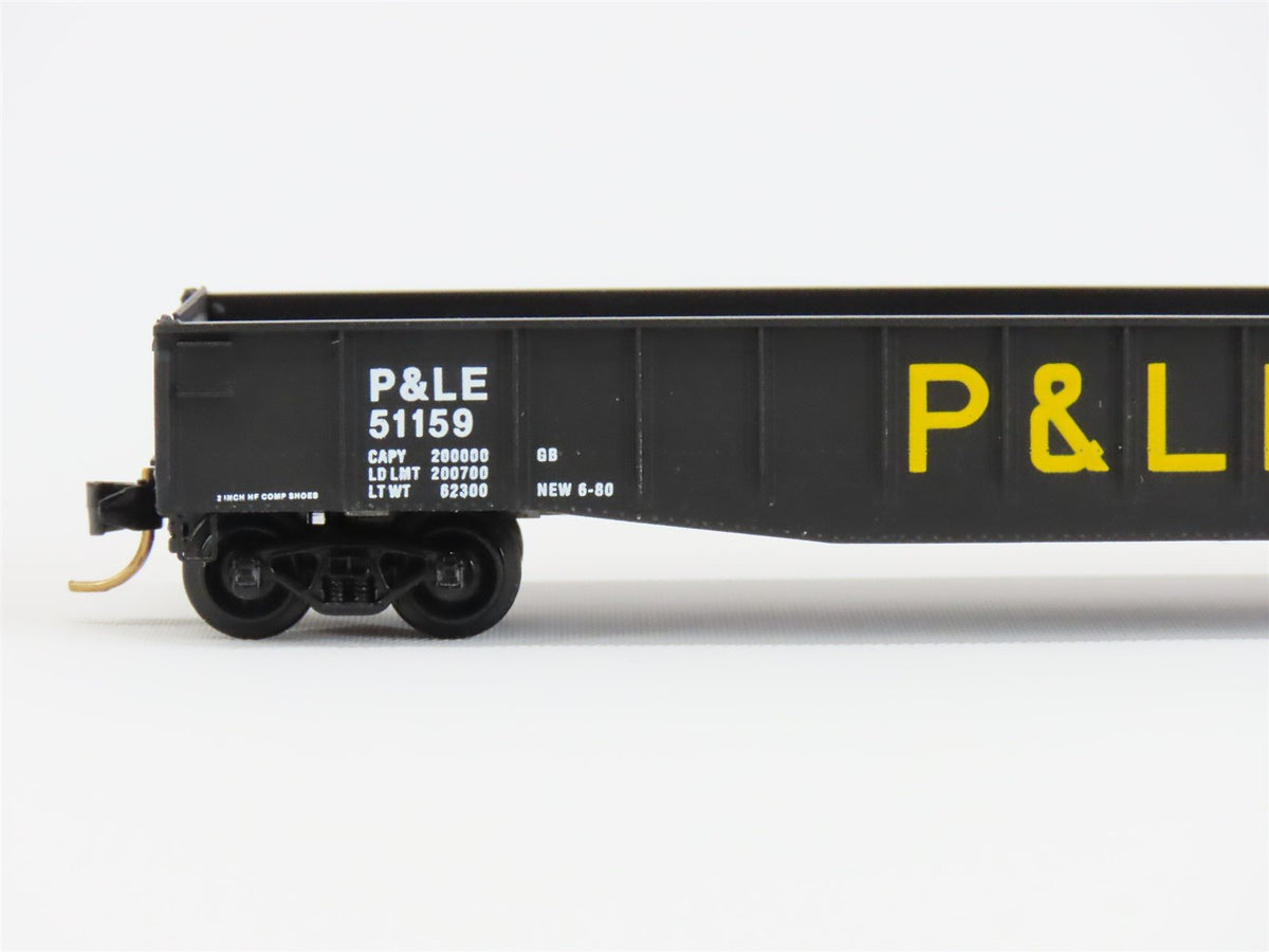 N Micro-Trains MTL/Kadee 46200 P&amp;LE Pittsburgh Lake Erie Gondola Car #51159