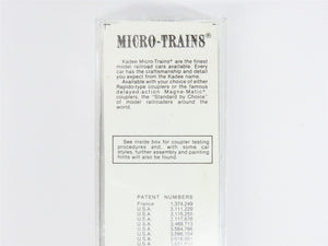 N Micro-Trains MTL/Kadee 55200 MON Monon Hoosier Line 2-Bay Hopper Car #4090