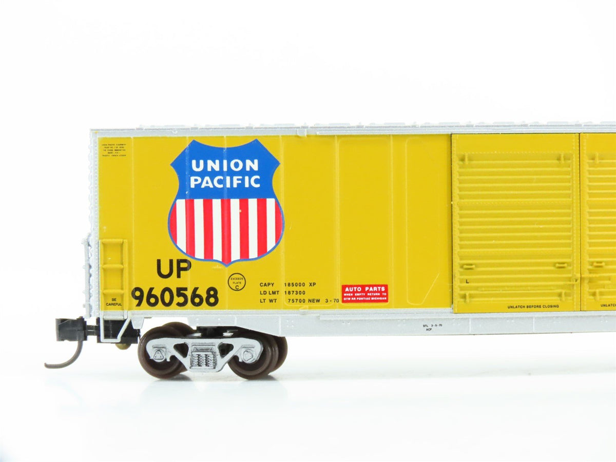 N Scale Atlas 36862 UP Union Pacific 60&#39; Box Car #960568 w/ Custom Graffiti