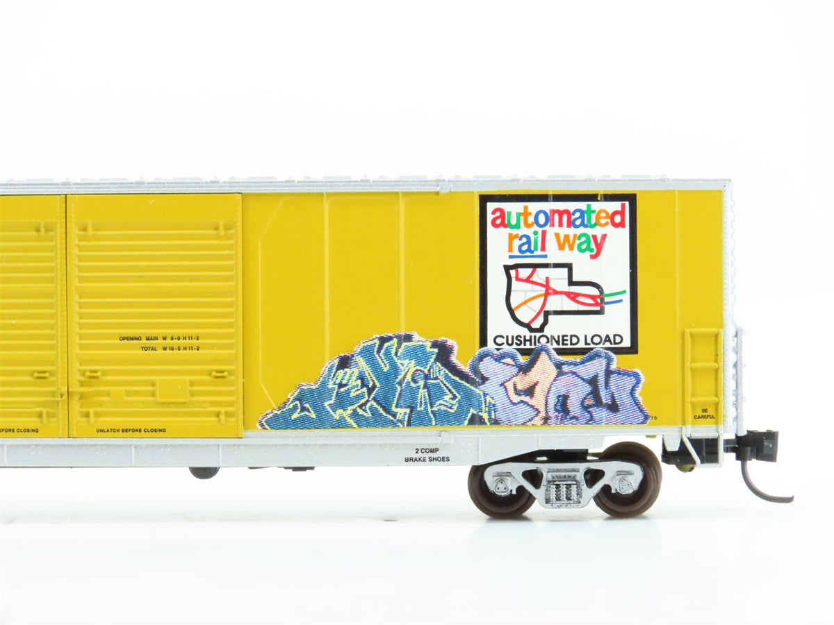 N Scale Atlas 36862 UP Union Pacific 60&#39; Box Car #960568 w/ Custom Graffiti