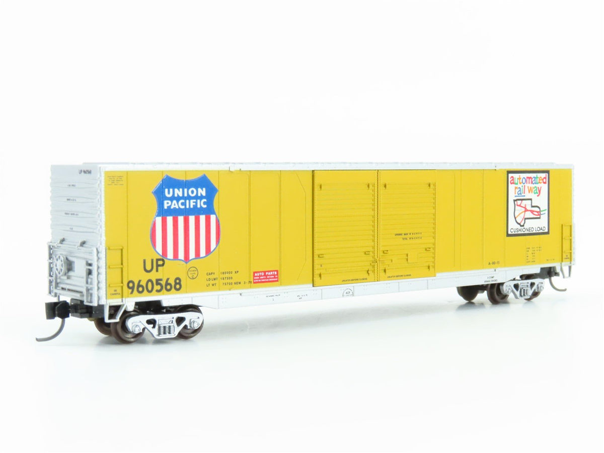 N Scale Atlas 36862 UP Union Pacific 60&#39; Box Car #960568 w/ Custom Graffiti