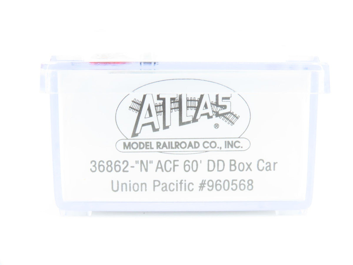 N Scale Atlas 36862 UP Union Pacific 60&#39; Box Car #960568 w/ Custom Graffiti