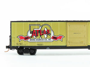 N Scale Atlas 1021 50th Anniversary Edition 60' Double Door Box Car #1949-1999