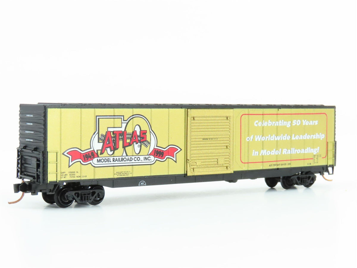 N Scale Atlas 1021 50th Anniversary Edition 60&#39; Double Door Box Car #1949-1999