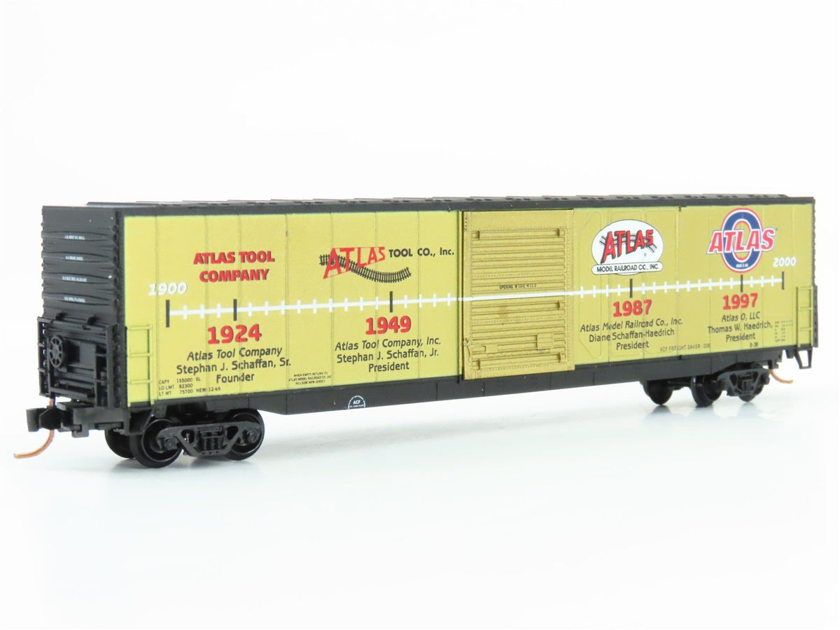 N Scale Atlas 1021 50th Anniversary Edition 60&#39; Double Door Box Car #1949-1999