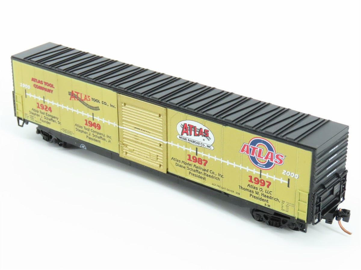 N Scale Atlas 1021 50th Anniversary Edition 60&#39; Double Door Box Car #1949-1999