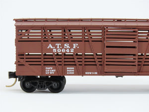 N Scale Micro-Trains MTL/Kadee 35080 ATSF Santa Fe 40' Stock Car #50642