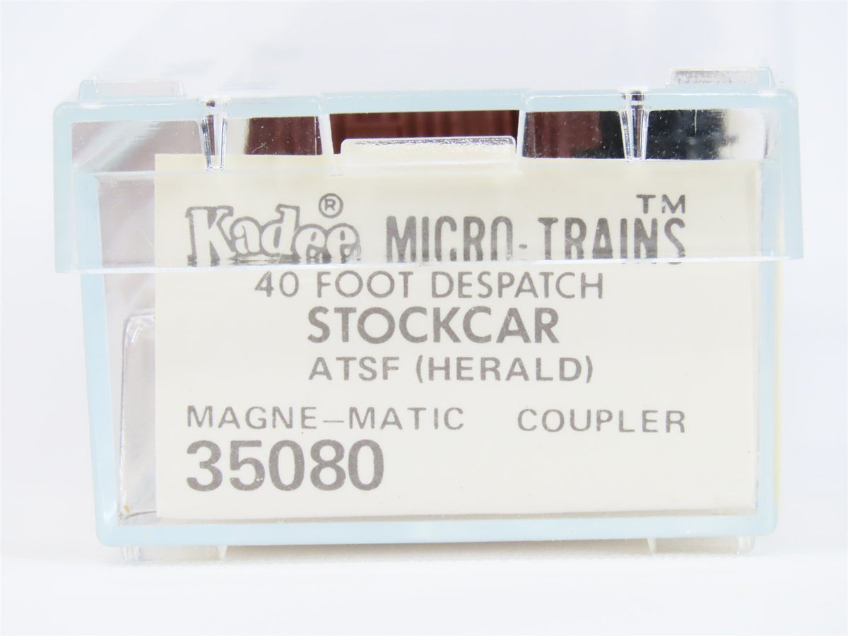 N Scale Micro-Trains MTL/Kadee 35080 ATSF Santa Fe 40&#39; Stock Car #50642