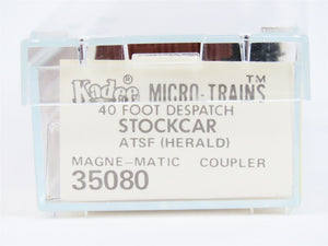 N Scale Micro-Trains MTL/Kadee 35080 ATSF Santa Fe 40' Stock Car #50642