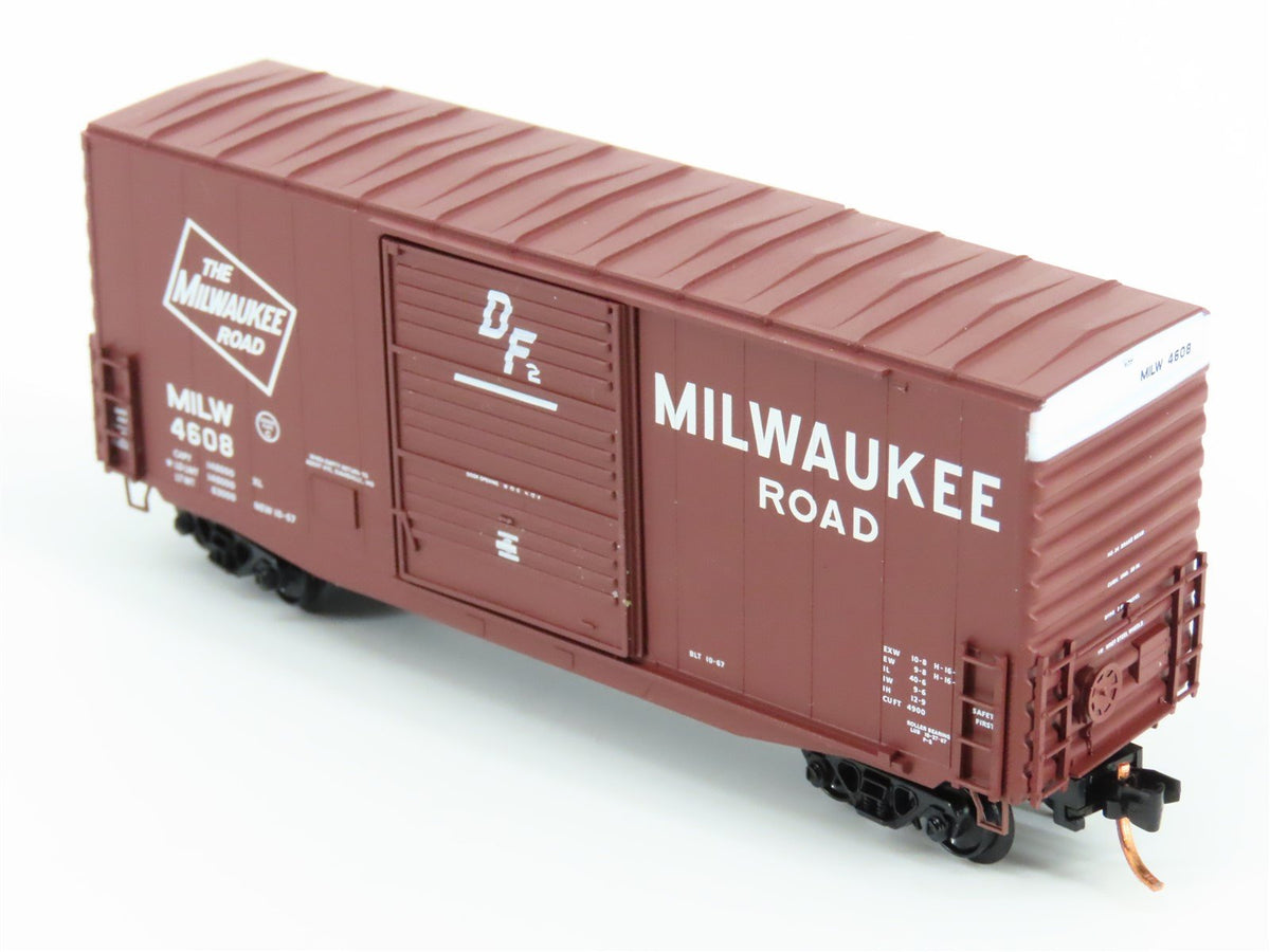 N Scale Micro-Trains MTL 10100020 MILW Milwaukee Road 40&#39; Box Car #4608