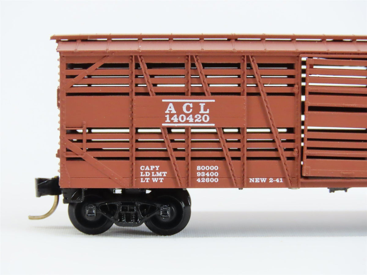 N Micro-Trains MTL/Kadee 35100 ACL Atlantic Coast Line 40&#39; Stock Car #140420