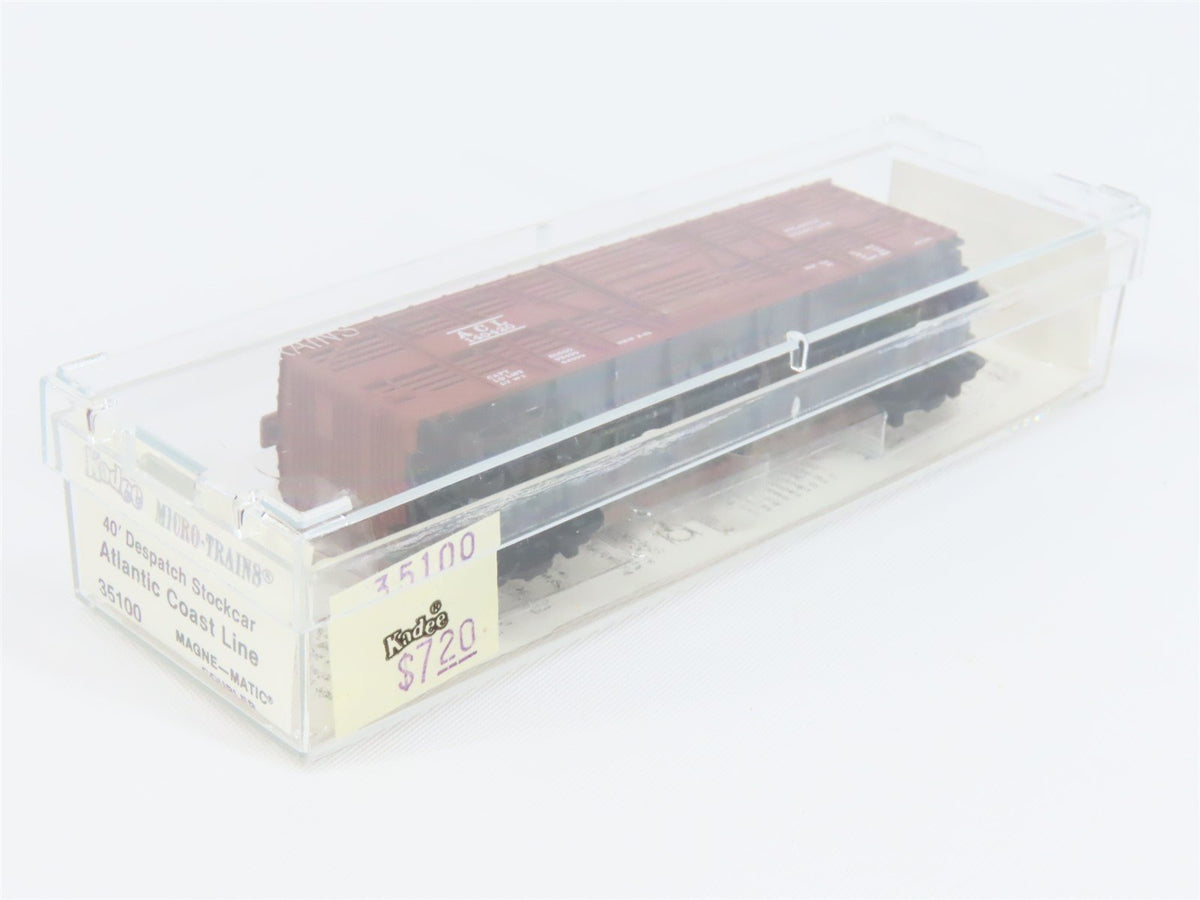 N Micro-Trains MTL/Kadee 35100 ACL Atlantic Coast Line 40&#39; Stock Car #140420