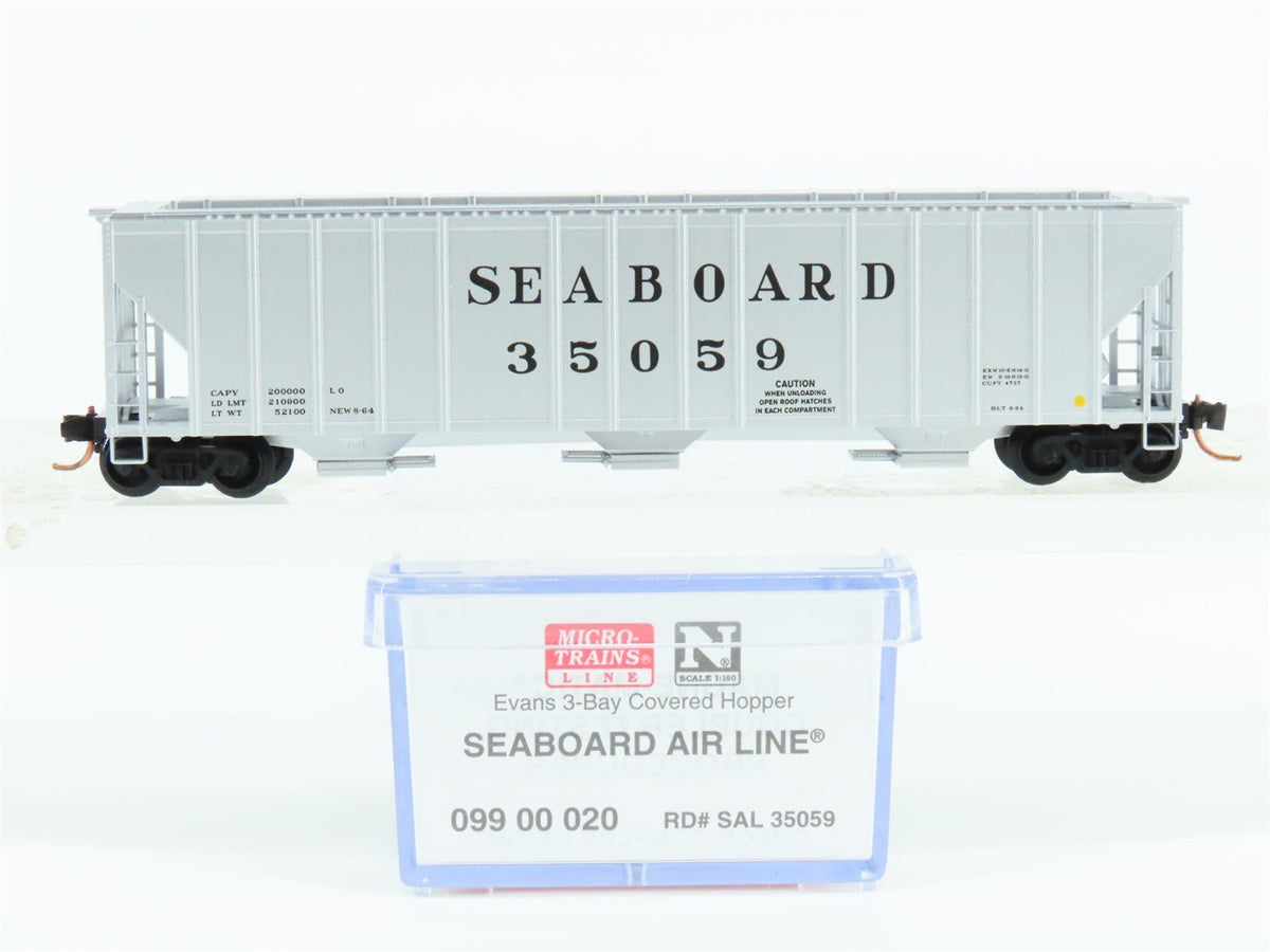 N Scale Micro-Trains MTL 09900020 SAL Seaboard Air Line 3-Bay Hopper #35059