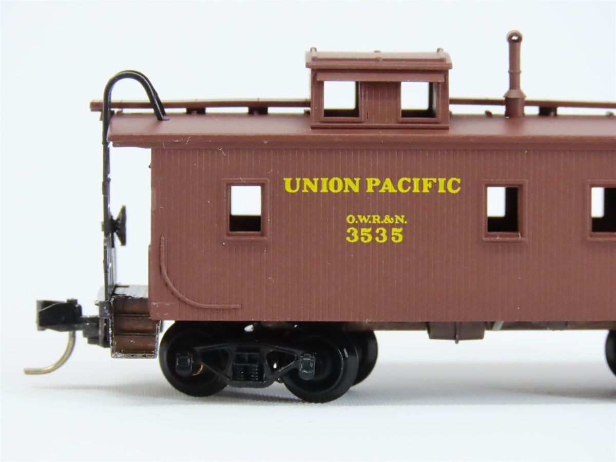 N Scale Micro-Trains MTL/Kadee 50010 UP Union Pacific 34&#39; Wood Caboose #3535