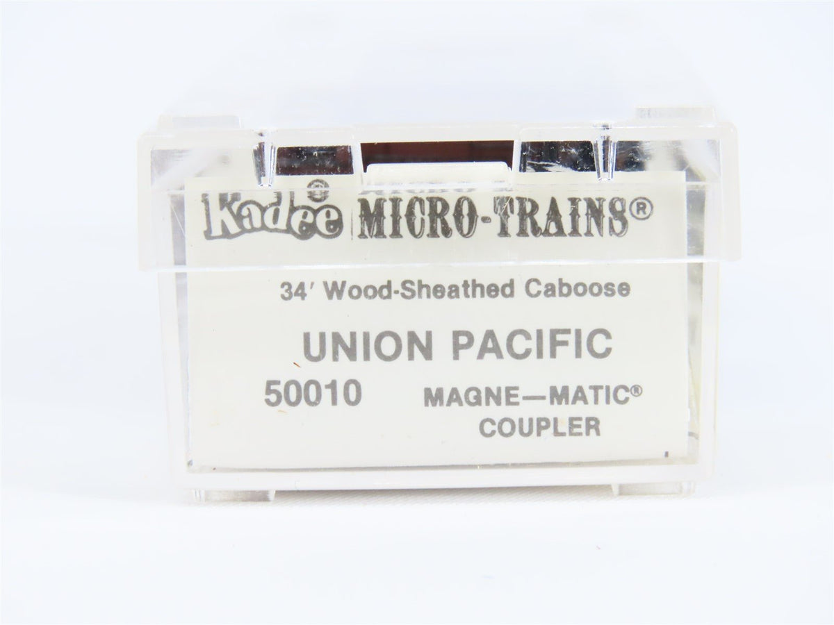 N Scale Micro-Trains MTL/Kadee 50010 UP Union Pacific 34&#39; Wood Caboose #3535