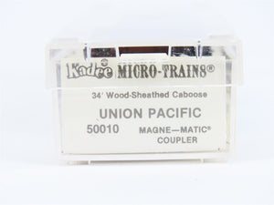 N Scale Micro-Trains MTL/Kadee 50010 UP Union Pacific 34' Wood Caboose #3535