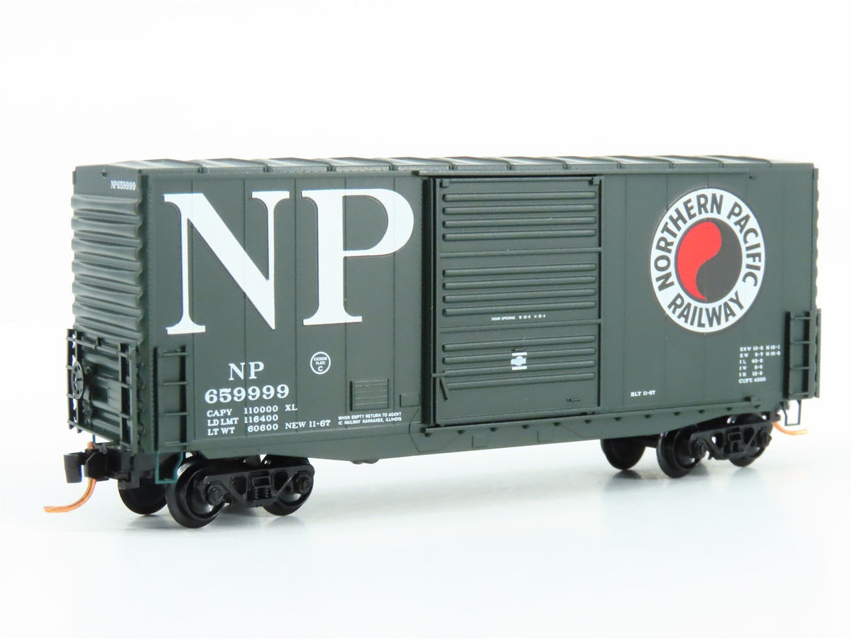 N Scale Micro-Trains MTL 10100010 NP Northern Pacific 40&#39; Box Car #659999