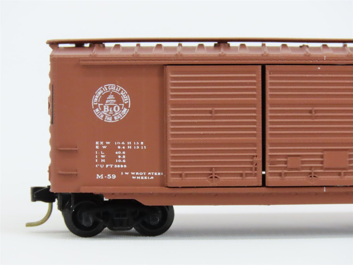 N MicroTrains MTL/Kadee 23157 B&amp;O Baltimore &amp; Ohio 40&#39; Boxcar #298891 Blue Label