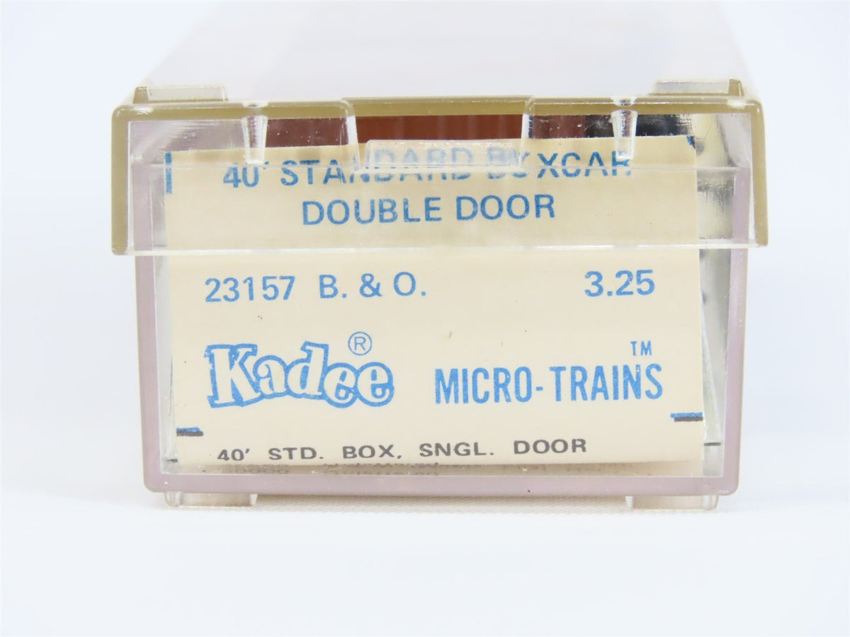 N MicroTrains MTL/Kadee 23157 B&amp;O Baltimore &amp; Ohio 40&#39; Boxcar #298891 Blue Label